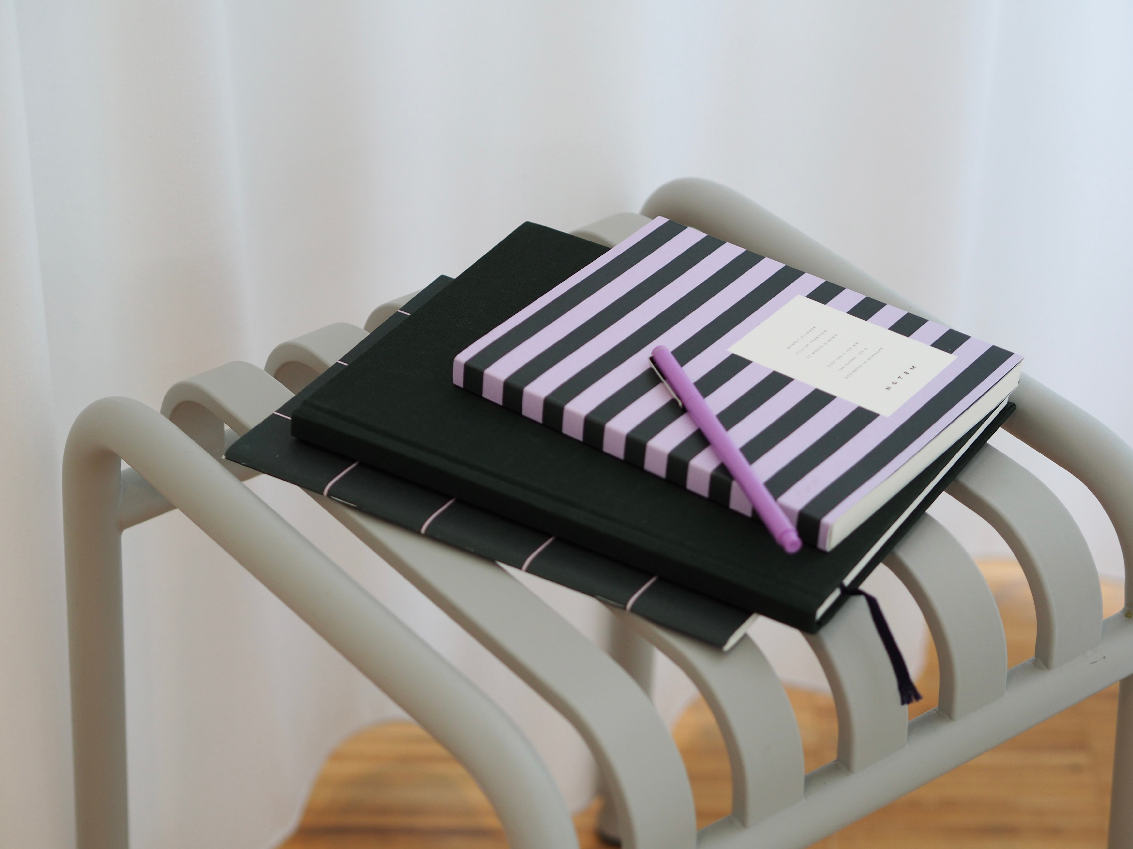 UMA Flat Lay Weekly Planner bog, medium - Green & Rose